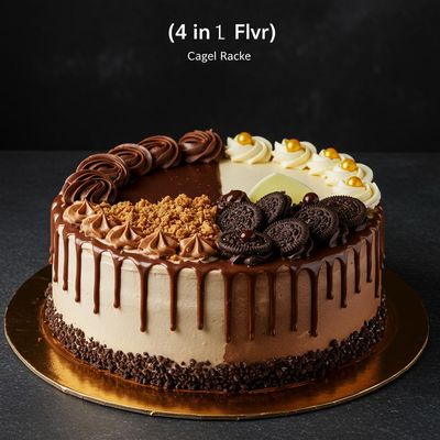 4 in 1 (4 Flvr) Cake